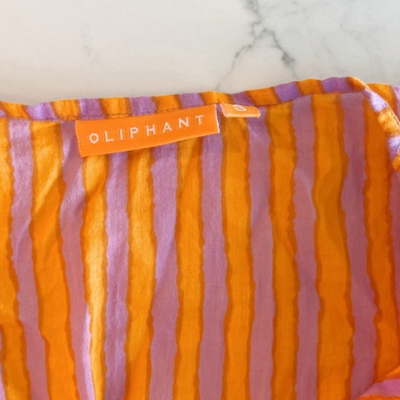 NWOT • Oliphant side tie tassel short dress 🧡 - Picture 6 of 12